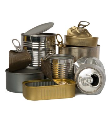 metal food cans can be recycled